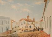 DELGADO VICTOR South American Town Scene DELGADO VICTOR South American Town Scene