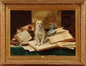 DELGOFFE Arthur Chien Au Milieu Des Livres DELGOFFE Arthur Chien Au Milieu Des Livres