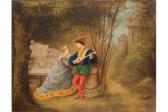 DELIGUI C. Gallant Scene In Renaissance DELIGUI C. Gallant Scene In Renaissance