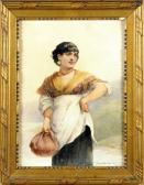 DELL ACQUA Cesar Portrait De Dame DELL ACQUA Cesar Portrait De Dame