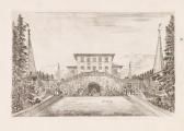 DELLA BELLA Stefano Vues De La Villa De Pratolino, Près De Florence DELLA BELLA Stefano Vues De La Villa De Pratolino, Près De Florence