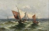 DELMAR Fischerboote Auf Bewegter See DELMAR Fischerboote Auf Bewegter See