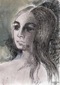 DELVAUX Paul Portrait De Femme DELVAUX Paul Portrait De Femme