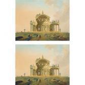 DEMACHY Pierre-Antoine Fantastical Architectural Studies With Figures DEMACHY Pierre-Antoine Fantastical Architectural Studies With Figures