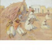 DEMING Edwin Willard Ojibwa Women Gathering Wild Rice DEMING Edwin Willard Ojibwa Women Gathering Wild Rice