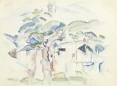 DEMUTH Charles Henry Trees And Houses DEMUTH Charles Henry Trees And Houses
