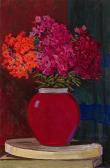 DENEIKA Aleksandr Phlox In A Red Jug DENEIKA Aleksandr Phlox In A Red Jug