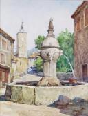 DESAIRE Fernando Fontaine Dans Un Village De Provence DESAIRE Fernando Fontaine Dans Un Village De Provence