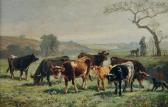 DESVARREUX-LARPENTEUR James cattle In A Landscape DESVARREUX-LARPENTEUR James cattle In A Landscape