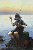 DETHOLD Henry Edward A Sunset Catch DETHOLD Henry Edward A Sunset Catch