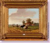 DETROYER A. Paysage Animé Aux Vaches DETROYER A. Paysage Animé Aux Vaches