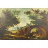 DEUOD Figure On A Bridge Before A Landscape Setting DEUOD Figure On A Bridge Before A Landscape Setting