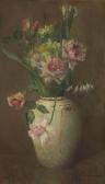 DEWING Maria Oakey Spring Flowers With Roses, Daffodils DEWING Maria Oakey Spring Flowers With Roses, Daffodils