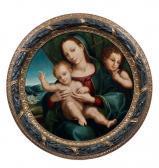 DI LORENZO LARCIANI Giovanni La Vierge À L'enfant Et Saint Jean-baptiste Enfant DI LORENZO LARCIANI Giovanni La Vierge À L'enfant Et Saint Jean-baptiste Enfant