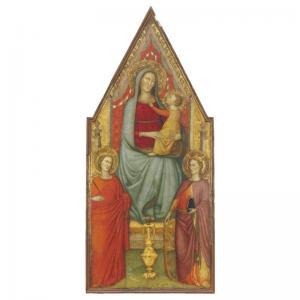 Lorenzo Di Niccolo Di Martino - Madonna Coming Throne Criança entre St. Catherine D'Alessandria e Santa Martire