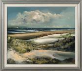 DIETLIN JOYCE Coastal Landscape With Distant Lighthouse DIETLIN JOYCE Coastal Landscape With Distant Lighthouse