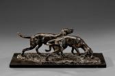 DIETLIN Robert Les Deux Chiens De Chasse DIETLIN Robert Les Deux Chiens De Chasse