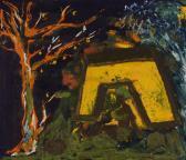dietmar richard vollmar Abstract African Village Scene dietmar richard vollmar Abstract African Village Scene