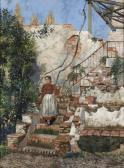 DIETRICHSON Severino Kvinne I Trapp, Granada DIETRICHSON Severino Kvinne I Trapp, Granada
