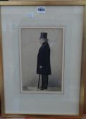DIGHTON Richard Profile Portrait Of Mr Patterson DIGHTON Richard Profile Portrait Of Mr Patterson
