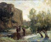 DINER E. Wooded River Landscape DINER E. Wooded River Landscape