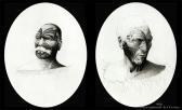 DITTMER Wilhelm Maori Portraits - A Pair DITTMER Wilhelm Maori Portraits - A Pair