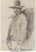 DIXON Maynard Portrait Of Martin Juarro, Outlaw DIXON Maynard Portrait Of Martin Juarro, Outlaw