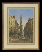DODD Joseph Josiah Old Drury Court London And Church Of St. Mary Le Strand DODD Joseph Josiah Old Drury Court London And Church Of St. Mary Le Strand
