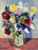 DOERIG Roswitha Blumenstillleben. 1962. DOERIG Roswitha Blumenstillleben. 1962.