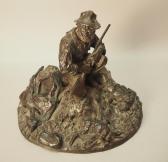 DOIGNEAU Edmond Le Chasseur À L'affût DOIGNEAU Edmond Le Chasseur À L'affût