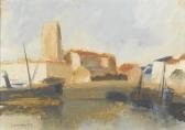 DOMENJOZ Raoul Hafenpartie Mit Fischerbooten DOMENJOZ Raoul Hafenpartie Mit Fischerbooten
