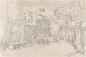 DONADINI Ermenegildo Antonio Im Atelier Des Künstlers DONADINI Ermenegildo Antonio Im Atelier Des Künstlers