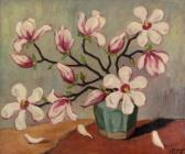 Dongen V. Magnolia Blooms In Chinese Vase Dongen V. Magnolia Blooms In Chinese Vase