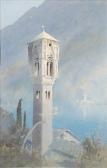 DONNE Henry Richard Beadon Thecrusada Tower, Denno, Lake Como DONNE Henry Richard Beadon Thecrusada Tower, Denno, Lake Como