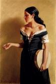 Donnette Casimir Theophile La Jeune Femme Au Tambourin Donnette Casimir Theophile La Jeune Femme Au Tambourin