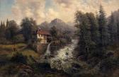 DORE Joseph Bewaldete Gebirgslandschaft Mit Einer Mühle An Einem Wildbach DORE Joseph Bewaldete Gebirgslandschaft Mit Einer Mühle An Einem Wildbach