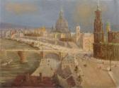 DORING Rudolf Blick Auf Dresden. DORING Rudolf Blick Auf Dresden.
