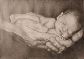 DOSKOCZ Dominika Baby And Hand Study DOSKOCZ Dominika Baby And Hand Study