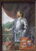 Douchement Portrait Di Foulques Néra En Armure Douchement Portrait Di Foulques Néra En Armure