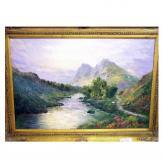 DOUGHTONS S. River Landscape With Figure DOUGHTONS S. River Landscape With Figure