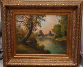DOWNES Duke Fall Landscape By Lake DOWNES Duke Fall Landscape By Lake