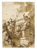 DOYEN Gabriel Francois A Bishop Destroying Idols DOYEN Gabriel Francois A Bishop Destroying Idols
