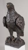 DOYLE Jean Eagle Standing On Tree Trunk DOYLE Jean Eagle Standing On Tree Trunk