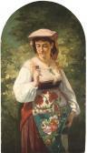 DREVIN Alexander An Italian Beauty Holding A Flower DREVIN Alexander An Italian Beauty Holding A Flower