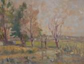 DREVON Jean French River Scene DREVON Jean French River Scene