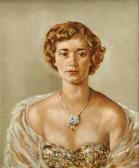 DRING William Dennis Portrait Of A Youngwoman DRING William Dennis Portrait Of A Youngwoman