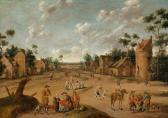 DROOGSLOOT Cornelis A Village Scene DROOGSLOOT Cornelis A Village Scene