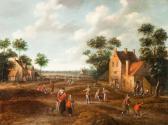 DROOGSLOOT Cornelis Village Scene DROOGSLOOT Cornelis Village Scene