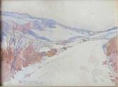 DROUOT César Auguste Paysage Du Jura Sous La Neige DROUOT César Auguste Paysage Du Jura Sous La Neige