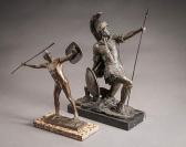 DROUOT Edouard Roman Soldier With Spear DROUOT Edouard Roman Soldier With Spear